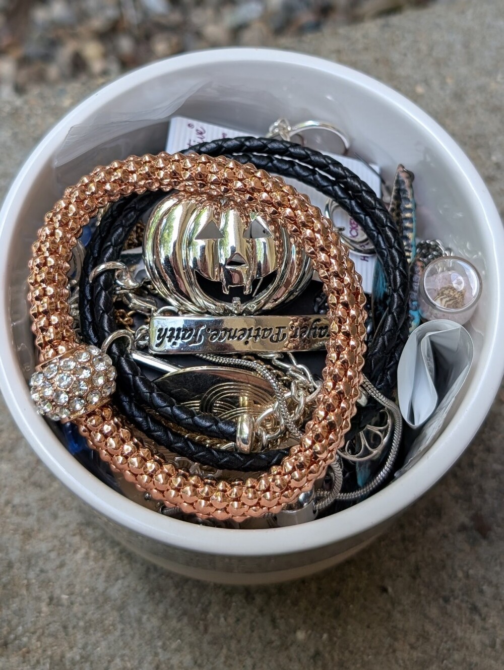 Mixed Style Jewelry Jar